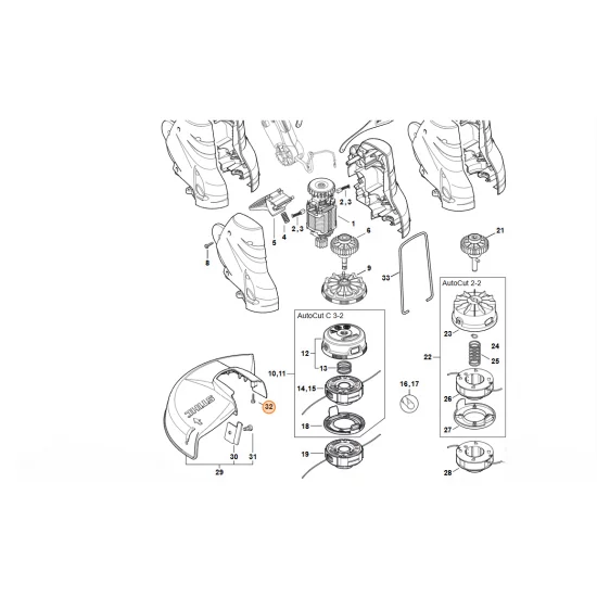 STIHL  Śruba z łbem cylindrycznym IS-P4x16 9074 478 3028